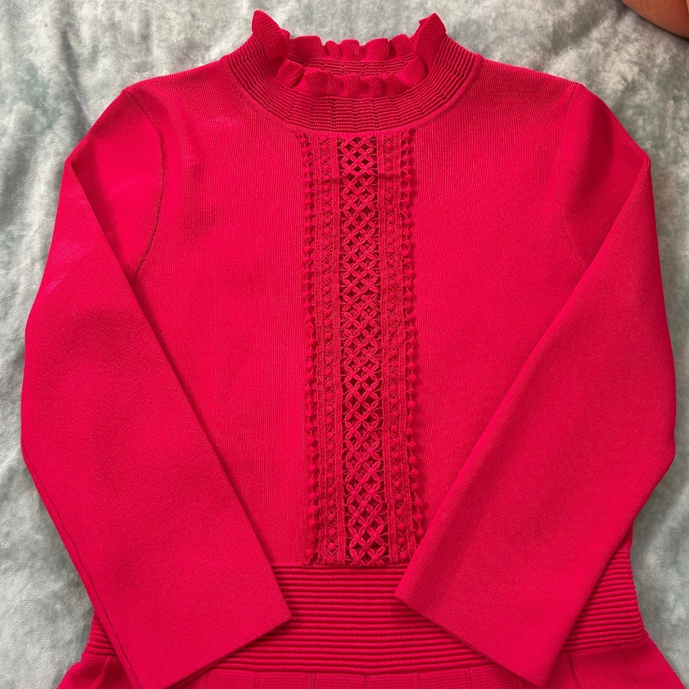 Bebe Fuchsia Dress! Size Medium!